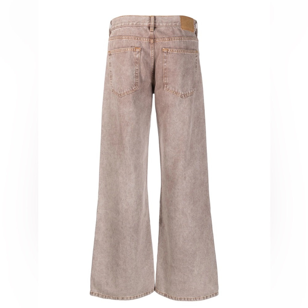 NWT JEANERICA  Kyoto logo-patch wide leg jeans